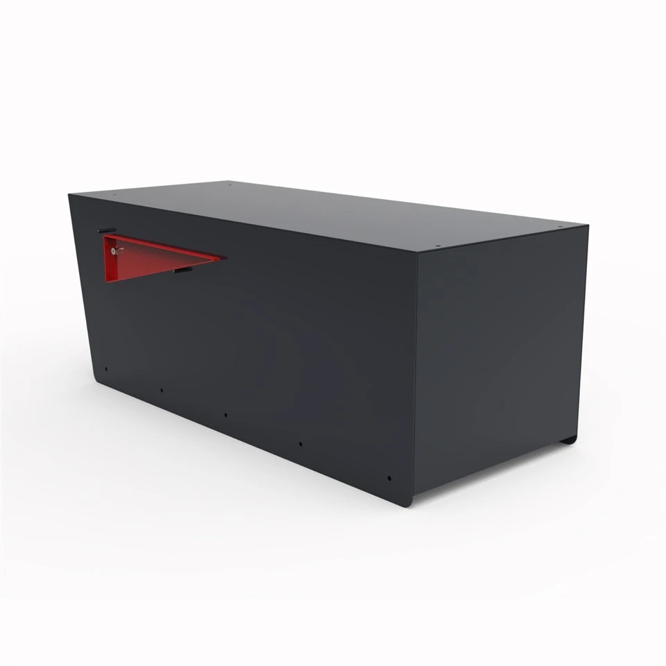 Modern Steel Metal Post Mounted Mail Box For Outside factory